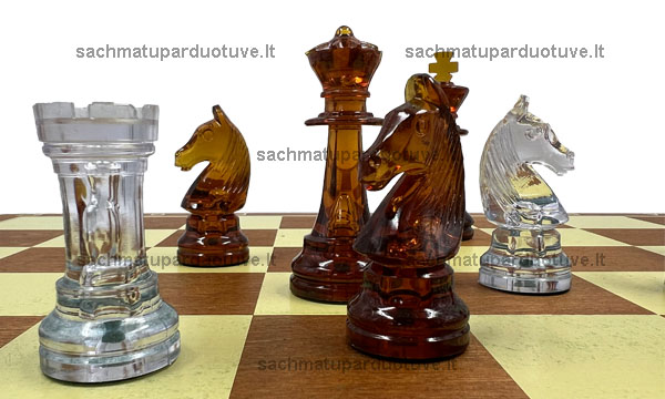 Turnyriniai šachmatai (skaidrūs)